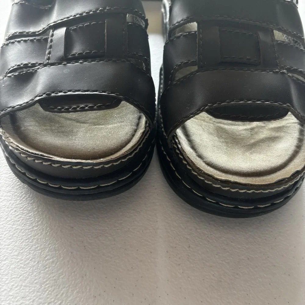 Vtg Y2K Faded Glory Hudson Sandals Mens 10 Chunky Fisherman Platform 90's Retro